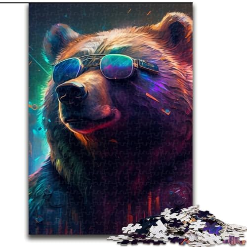 Puzzle 1000 Teile Braunbär aus Holz, Eltern, Partner, Freunde – ab 14 Jahren, 50x75cm, Geburtstagsgeschenkidee, anspruchsvolles Denkspiel Puzzle 1000 Teile Braunbär aus Holz, Eltern, Partner, Freunde – ab 14 Jahren, 50x75cm, Geburtstagsgeschenkidee, anspruchsvolles Denkspiel von LiJianXXE