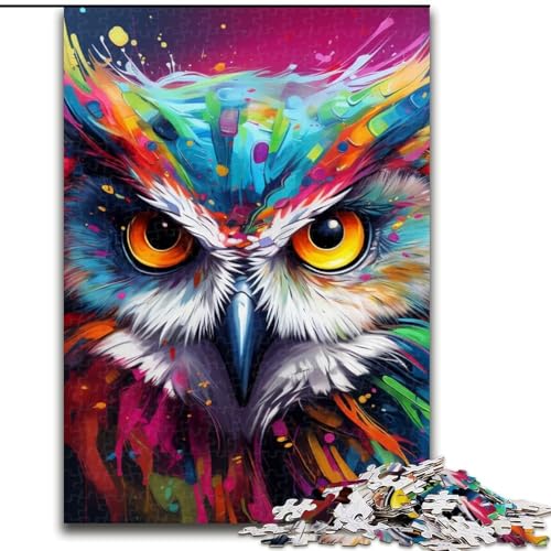 Puzzle 1000 Teile Eule aus Holz, Hochschwieriges Denkspiel für Jugendliche 50x75cm für Geburtstage, Feiertage und besondere Anlässe Puzzle 1000 Teile Eule aus Holz, Hochschwieriges Denkspiel für Jugendliche 50x75cm für Geburtstage, Feiertage und besondere Anlässe von LiJianXXE