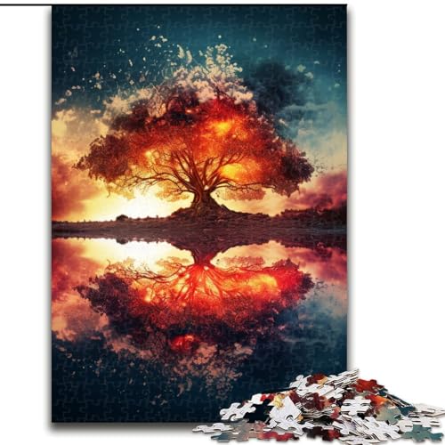 Puzzle 1000 Teile Fantasielandschaft Puzzles aus Pappe, Geburtstage, Weihnachten, Halloween, Thanksgiving, Ostern 1000pcs(26x38cm) von LiJianXXE