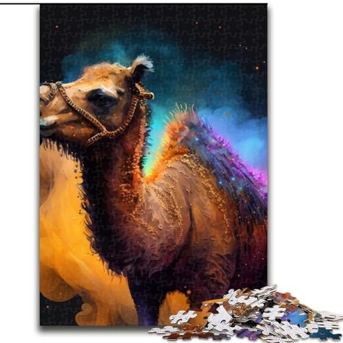 Puzzle 1000 Teile Kamel aus Holz, Eltern, Partner, Freunde – ab 14 Jahren, 50x75cm, für Heimdekoration, Gehirntraining Puzzle 1000 Teile Kamel aus Holz, Eltern, Partner, Freunde – ab 14 Jahren, 50x75cm, für Heimdekoration, Gehirntraining von LiJianXXE