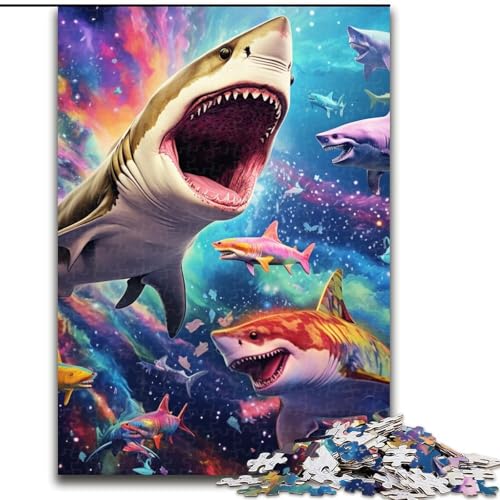 Puzzle 1000 Teile Meerestiere Puzzle aus Pappe, Geburtstage, Weihnachten, Halloween, Thanksgiving, Ostern 1000 Stück(26x38cm) von LiJianXXE