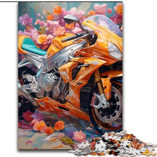 Puzzle 1000 Teile Motorrad aus Holz, Kinder ab 14 Jahren, 50x75cm, Spaß für die ganze Familie, Basteln, perfekt für Geburtstage, Feiertage Puzzle 1000 Teile Motorrad aus Holz, Kinder ab 14 Jahren, 50x75cm, Spaß für die ganze Familie, Basteln, perfekt für Geburtstage, Feiertage von LiJianXXE