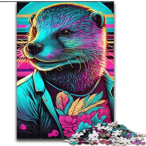 Puzzle 1000 Teile Neontiere aus Holz, schwieriges Denkspiel für Teenager 50x75cm für Geburtstage, Feiertage und besondere Anlässe Puzzle 1000 Teile Neontiere aus Holz, schwieriges Denkspiel für Teenager 50x75cm für Geburtstage, Feiertage und besondere Anlässe von LiJianXXE