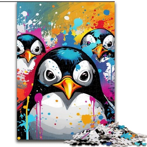 Puzzle 1000 Teile Pinguin aus Holz, Eltern, Partner, Freunde – ab 14 Jahren, 50x75cm, Geburtstagsgeschenkidee, anspruchsvolles Denkspiel Puzzle 1000 Teile Pinguin aus Holz, Eltern, Partner, Freunde – ab 14 Jahren, 50x75cm, Geburtstagsgeschenkidee, anspruchsvolles Denkspiel von LiJianXXE