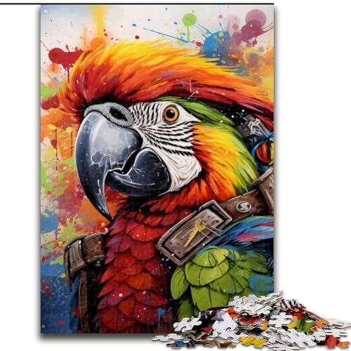 Puzzle 1000 Teile Piratenpapagei aus Holz, Kinder ab 14 Jahren, 50x75cm, Spaß für die ganze Familie, Basteln, perfekt für Geburtstage, Feiertage Puzzle 1000 Teile Piratenpapagei aus Holz, Kinder ab 14 Jahren, 50x75cm, Spaß für die ganze Familie, Basteln, perfekt für Geburtstage, Feiertage von LiJianXXE