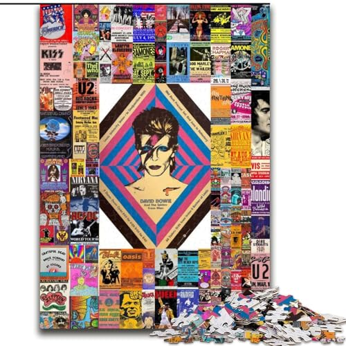Puzzle 1000 Teile Retro-Kunst aus Holz, Eltern, Partner, Freunde – ab 14 Jahren, 50x75cm, für Heimdekoration, Gehirntraining Puzzle 1000 Teile Retro-Kunst aus Holz, Eltern, Partner, Freunde – ab 14 Jahren, 50x75cm, für Heimdekoration, Gehirntraining von LiJianXXE