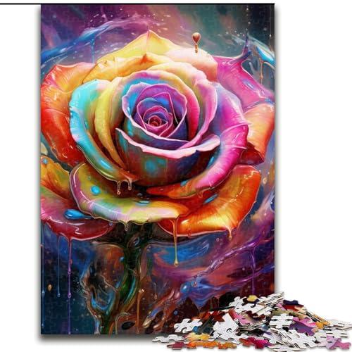 Puzzle 1000 Teile Rose aus Holz, Eltern, Partner, Freunde – ab 14 Jahren, 50x75cm, Geburtstagsgeschenkidee, anspruchsvolles Denkspiel Puzzle 1000 Teile Rose aus Holz, Eltern, Partner, Freunde – ab 14 Jahren, 50x75cm, Geburtstagsgeschenkidee, anspruchsvolles Denkspiel von LiJianXXE