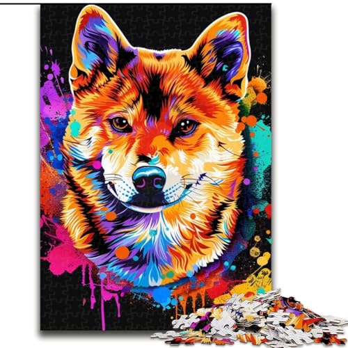Puzzle 1000 Teile Shiba Inu aus Holz, Kinder ab 14 Jahren, 50x75cm, Spaß für die ganze Familie, Basteln, perfekt für Geburtstage, Feiertage Puzzle 1000 Teile Shiba Inu aus Holz, Kinder ab 14 Jahren, 50x75cm, Spaß für die ganze Familie, Basteln, perfekt für Geburtstage, Feiertage von LiJianXXE
