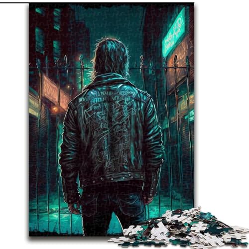 Puzzle 1000 Teile Street Punk aus Holz, Eltern, Partner, Freunde – ab 14 Jahren, 50x75cm, Geburtstagsgeschenkidee, anspruchsvolles Denkspiel Puzzle 1000 Teile Street Punk aus Holz, Eltern, Partner, Freunde – ab 14 Jahren, 50x75cm, Geburtstagsgeschenkidee, anspruchsvolles Denkspiel von LiJianXXE
