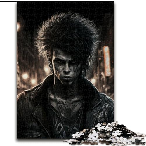 Puzzle 1000 Teile Street Punk aus Holz, Eltern, Partner, Freunde – ab 14 Jahren, 50x75cm, Geburtstagsgeschenkidee, anspruchsvolles Denkspiel Puzzle 1000 Teile Street Punk aus Holz, Eltern, Partner, Freunde – ab 14 Jahren, 50x75cm, Geburtstagsgeschenkidee, anspruchsvolles Denkspiel von LiJianXXE
