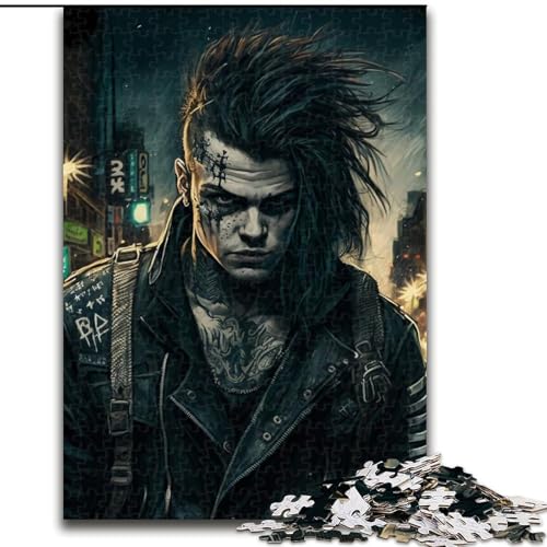 Puzzle 1000 Teile Street Punk aus Holz, Hochschwieriges Denkspiel für Jugendliche 50x75cm für Geburtstage, Feiertage und besondere Anlässe Puzzle 1000 Teile Street Punk aus Holz, Hochschwieriges Denkspiel für Jugendliche 50x75cm für Geburtstage, Feiertage und besondere Anlässe von LiJianXXE