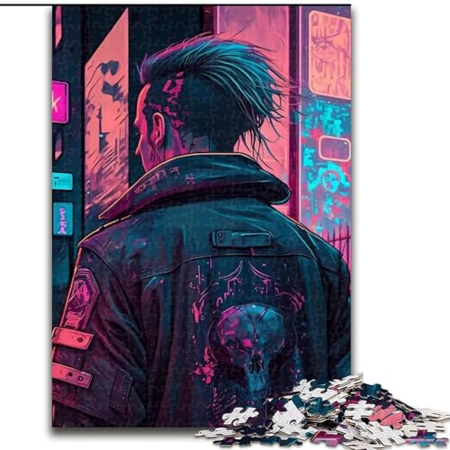Puzzle 1000 Teile Street Punk aus Holz, perfektes Weihnachts- und Neujahrsgeschenk, Feiertagsgeschenk 50x75cm, Lernspielzeug für Teenager, Heimbüro-Dekor Puzzle 1000 Teile Street Punk aus Holz, perfektes Weihnachts- und Neujahrsgeschenk, Feiertagsgeschenk 50x75cm, Lernspielzeug für Teenager, Heimbüro-Dekor von LiJianXXE