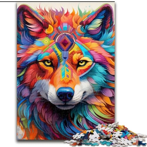 Puzzle 1000 Teile Wolf aus Holz, Eltern, Partner, Freunde – ab 14 Jahren, 50x75cm, Geburtstagsgeschenkidee, anspruchsvolles Denkspiel Puzzle 1000 Teile Wolf aus Holz, Eltern, Partner, Freunde – ab 14 Jahren, 50x75cm, Geburtstagsgeschenkidee, anspruchsvolles Denkspiel von LiJianXXE
