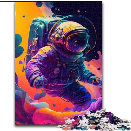Puzzle 1000 Teile für Erwachsene, Astronaut, aus Holz, einzigartige DIY-Geschenkidee zur Heimdekoration, 50x75cm, anspruchsvolles Denkspiel – entspannendes Spielzeug für Teenager Puzzle 1000 Teile für Erwachsene, Astronaut, aus Holz, einzigartige DIY-Geschenkidee zur Heimdekoration, 50x75cm, anspruchsvolles Denkspiel – entspannendes Spielzeug für Teenager von LiJianXXE