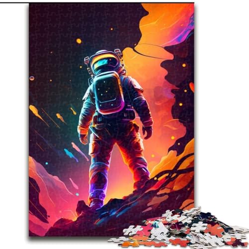 Puzzle 1000 Teile für Erwachsene, Astronaut, aus Holz, einzigartige DIY-Geschenkidee zur Heimdekoration, 50x75cm, anspruchsvolles Denkspiel – entspannendes Spielzeug für Teenager Puzzle 1000 Teile für Erwachsene, Astronaut, aus Holz, einzigartige DIY-Geschenkidee zur Heimdekoration, 50x75cm, anspruchsvolles Denkspiel – entspannendes Spielzeug für Teenager von LiJianXXE