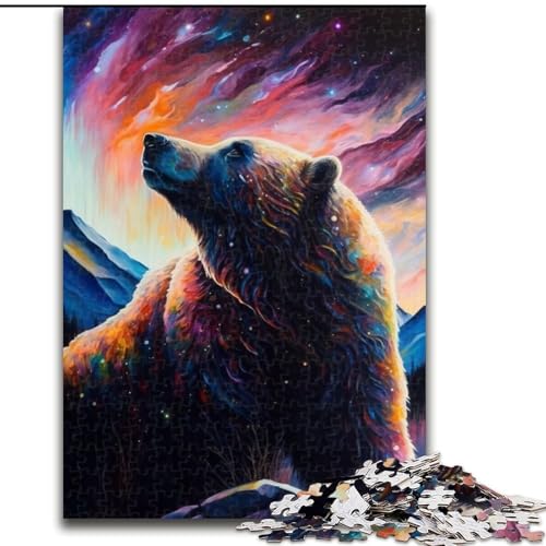 Puzzle 1000 Teile für Erwachsene, Braunbär, aus Holz, mit interaktivem Familienspiel, Kinder ab 14 Jahren, 50x75cm, Weihnachten oder Geburtstage Puzzle 1000 Teile für Erwachsene, Braunbär, aus Holz, mit interaktivem Familienspiel, Kinder ab 14 Jahren, 50x75cm, Weihnachten oder Geburtstage von LiJianXXE
