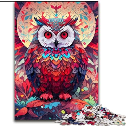 Puzzle 1000 Teile für Erwachsene, Eule aus Holz, einzigartige DIY-Geschenkidee zur Heimdekoration, 50x75cm, anspruchsvolles Denkspiel – entspannendes Spielzeug für Teenager Puzzle 1000 Teile für Erwachsene, Eule aus Holz, einzigartige DIY-Geschenkidee zur Heimdekoration, 50x75cm, anspruchsvolles Denkspiel – entspannendes Spielzeug für Teenager von LiJianXXE