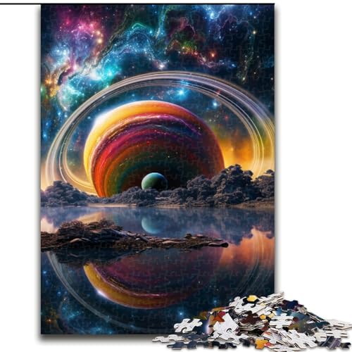 Puzzle 1000 Teile für Erwachsene, Fantasielandschafts-Puzzles aus Holz, ideal für Büro, Schlafzimmer, Wohnzimmerdekoration, 1000 Stück(50x75cm) von LiJianXXE