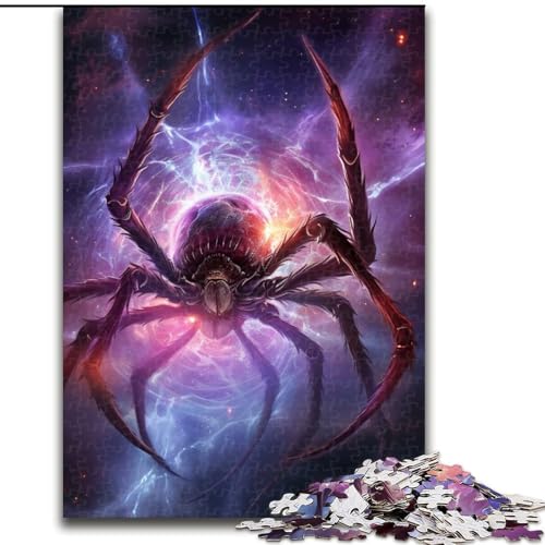 Puzzle 1000 Teile für Erwachsene, Galaxien, Spinnen, Puzzle aus Holz, Spielzeug, Geschenk, pädagogisches, intellektuelles, entspannendes Spaß-Familienspiel, 1000 Teile(50x75cm) von LiJianXXE