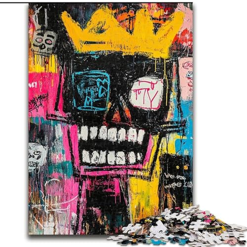 Puzzle 1000 Teile für Erwachsene, Geschenke, Graffiti-Kunst, Dekomprimierendes intellektuelles Lernspielzeug, Geburtstagsgeschenk, Geschenke (Größe 26x38cm) von LiJianXXE