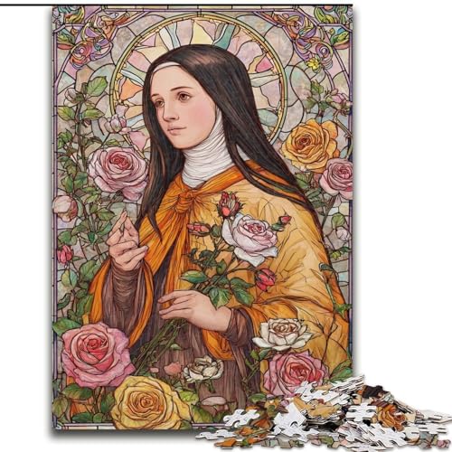 Puzzle 1000 Teile für Erwachsene, Geschenke, Porträt von Maria, der Mutter, Elefantenspielzeug, intellektuelles Spiel, Geburtstagsgeschenk, Geschenke, Wandkunst für Kinder ab 14 Jahren (Größe 26x38cm) Puzzle 1000 Teile für Erwachsene, Geschenke, Porträt von Maria, der Mutter, Elefantenspielzeug, intellektuelles Spiel, Geburtstagsgeschenk, Geschenke, Wandkunst für Kinder ab 14 Jahren (Größe 26x38cm) von LiJianXXE