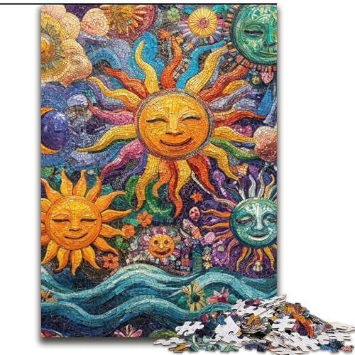 Puzzle 1000 Teile für Erwachsene, Geschenke, Schweinchenkunst, für und ab 14 Jahren, pädagogisches Lernspielzeug, Familienspiele, Geburtstagsgeschenk (Größe 26x38cm) von LiJianXXE
