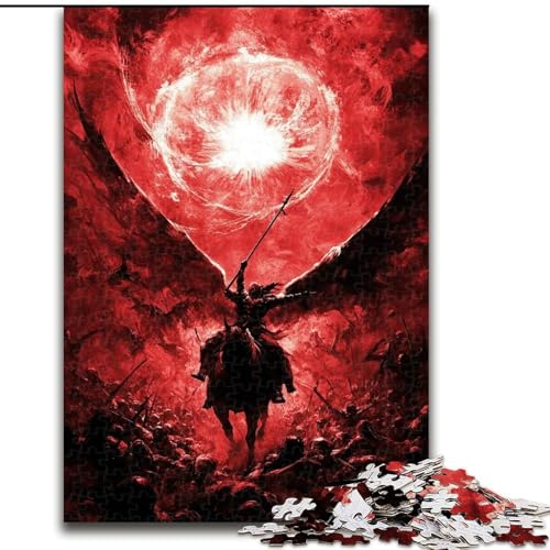 Puzzle 1000 Teile für Erwachsene, Geschenke Der dunkle Ritter, Elefantenspielzeug, intellektuelles Spiel, Geburtstagsgeschenk, Geschenke, Wandkunst für Kinder ab 14 Jahren (Größe 26x38cm) von LiJianXXE