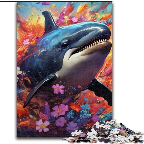 Puzzle 1000 Teile für Erwachsene, Killerwal, aus Holz, einzigartige DIY-Geschenkidee zur Heimdekoration, 50x75cm, anspruchsvolles Denkspiel – entspannendes Spielzeug für Teenager Puzzle 1000 Teile für Erwachsene, Killerwal, aus Holz, einzigartige DIY-Geschenkidee zur Heimdekoration, 50x75cm, anspruchsvolles Denkspiel – entspannendes Spielzeug für Teenager von LiJianXXE