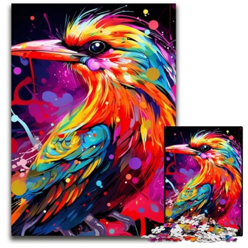 Puzzle 1000 Teile für Erwachsene, Kunst-Vogel-Puzzles für Erwachsene, Geburtstage und Feiertage, 26x38cm/10,23x14,96 Zoll von LiJianXXE