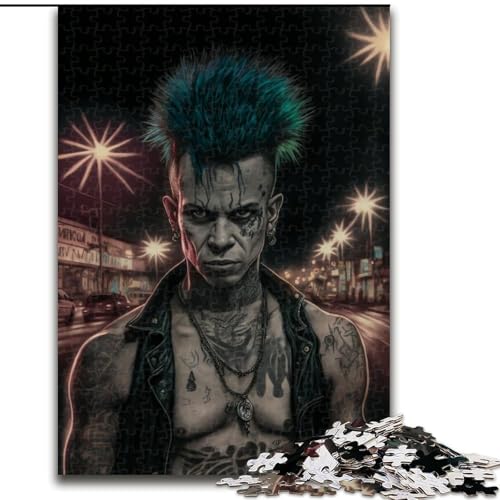Puzzle 1000 Teile für Erwachsene, Street Punk, aus Holz, einzigartige DIY-Heimdekor-Geschenkidee, 50x75cm, anspruchsvolles Denkspiel – entspannendes Spielzeug für Teenager Puzzle 1000 Teile für Erwachsene, Street Punk, aus Holz, einzigartige DIY-Heimdekor-Geschenkidee, 50x75cm, anspruchsvolles Denkspiel – entspannendes Spielzeug für Teenager von LiJianXXE