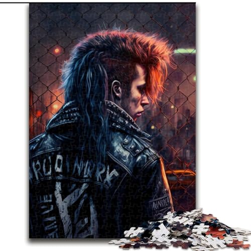 Puzzle 1000 Teile für Erwachsene, Street Punk, aus Holz, lustige Aktivitäten für zu Hause, Geburtstagsgeschenk, Reisegeschenke, 50x75cm, für interaktives Familienspiel Puzzle 1000 Teile für Erwachsene, Street Punk, aus Holz, lustige Aktivitäten für zu Hause, Geburtstagsgeschenk, Reisegeschenke, 50x75cm, für interaktives Familienspiel von LiJianXXE
