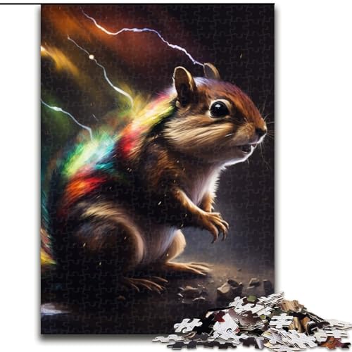 Puzzle 1000 Teile für Erwachsene, Streifenhörnchen, aus Holz, einzigartige DIY-Geschenkidee zur Heimdekoration, 50x75cm, anspruchsvolles Denkspiel – entspannendes Spielzeug für Teenager Puzzle 1000 Teile für Erwachsene, Streifenhörnchen, aus Holz, einzigartige DIY-Geschenkidee zur Heimdekoration, 50x75cm, anspruchsvolles Denkspiel – entspannendes Spielzeug für Teenager von LiJianXXE