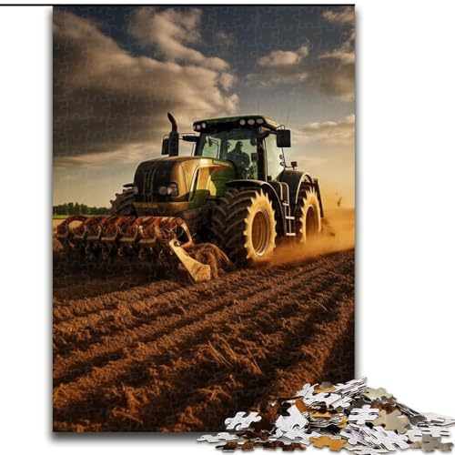 Puzzle 1000 Teile für Erwachsene, Traktor-Puzzle aus Pappe, perfekt für Teenager und Sammler, ideale Heimdekoration und Reisegeschenk, 1000 Teile(26x38cm) von LiJianXXE