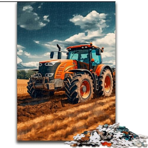 Puzzle 1000 Teile für Erwachsene, Traktor-Puzzles aus Holz, Geschenk für Männer und Frauen, Alltag und besondere Anlässe, 1000 Teile(50x75cm) von LiJianXXE
