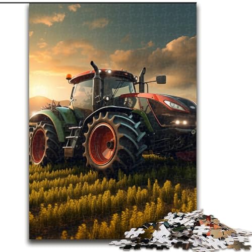 Puzzle 1000 Teile für Erwachsene, Traktor-Puzzles aus Holz, Geschenk für Männer und Frauen, Alltag und besondere Anlässe, 1000 Teile(50x75cm) von LiJianXXE