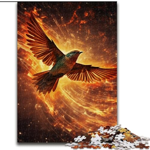 Puzzle 1000 Teile für Erwachsene, farbenfrohes Kolibri-Puzzle aus Holz, anspruchsvolles Denkspiel für Teenager, Spaß für den Familienspieleabend, 1000 Teile(50x75cm) von LiJianXXE