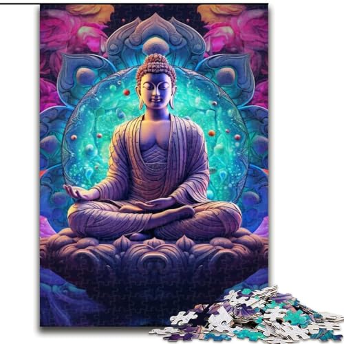Puzzle 1000 Teile für Erwachsene,Psychedelischer Buddha,aus Holz,perfekte Dekoration für Zuhause oder das Büro, 50x75cm,für Geburtstage,Feiertage,Weihnachten,Halloween Puzzle 1000 Teile für Erwachsene,Psychedelischer Buddha,aus Holz,perfekte Dekoration für Zuhause oder das Büro, 50x75cm,für Geburtstage,Feiertage,Weihnachten,Halloween von LiJianXXE