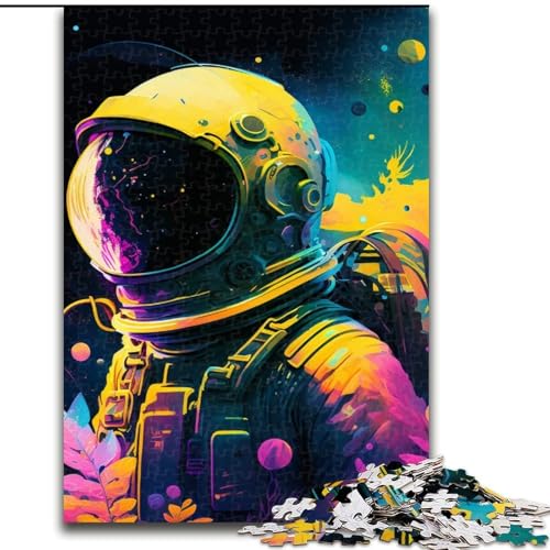 Puzzle 1000 Teile für Erwachsene Astronaut aus Holz, perfekte Dekoration für Zuhause oder das Büro, 50x75cm für Geburtstage, Feiertage, Weihnachten, Halloween Puzzle 1000 Teile für Erwachsene Astronaut aus Holz, perfekte Dekoration für Zuhause oder das Büro, 50x75cm für Geburtstage, Feiertage, Weihnachten, Halloween von LiJianXXE