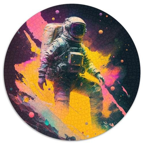 Puzzle 1000 Teile für Erwachsene Astronauten-Puzzles für Erwachsene Geburtstagsgeschenkidee, anspruchsvolles Denkspiel 67,5 x 67,5 cm von LiJianXXE
