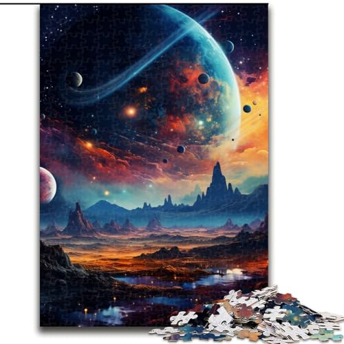 Puzzle 1000 Teile für Erwachsene Fantasielandschafts-Puzzles aus Holz, pädagogische Aktivität zur Verbesserung kognitiver Fähigkeiten, 1000 Stück(50x75cm) von LiJianXXE