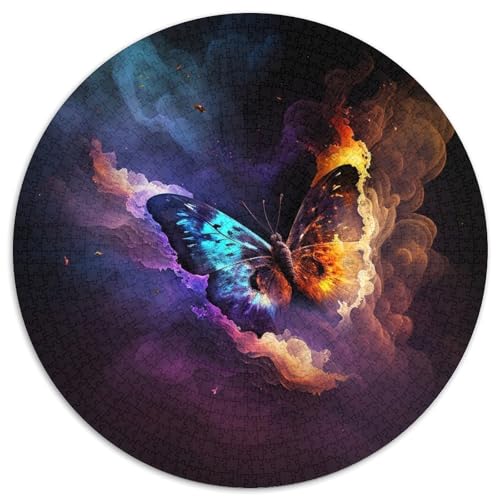 Puzzle 1000 Teile für Erwachsene Schmetterlingsnebel Puzzles für Erwachsene Geburtstagsgeschenkidee, anspruchsvolles Denkspiel 67,5 x 67,5 cm von LiJianXXE