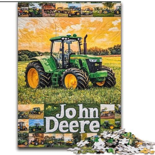 Puzzle 1000 Teile für Teenager, Geschenke, Traktor-Collage, für Kinder ab 14 Jahren, Lernspiel, Herausforderung, Spielzeug, Geschenk zum Geburtstag (Größe 50x75cm) von LiJianXXE