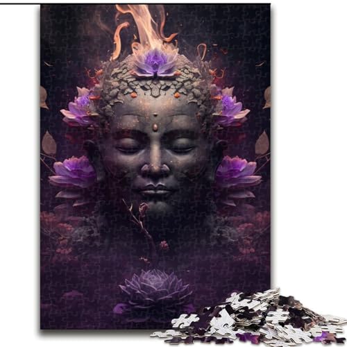 Puzzle für Erwachsene, 1000 Buddha-Figuren aus Holz, Eltern, Partner, Freunde – ab 14 Jahren, 50x75cm, Geburtstagsparty für Männer und Frauen Puzzle für Erwachsene, 1000 Buddha-Figuren aus Holz, Eltern, Partner, Freunde – ab 14 Jahren, 50x75cm, Geburtstagsparty für Männer und Frauen von LiJianXXE