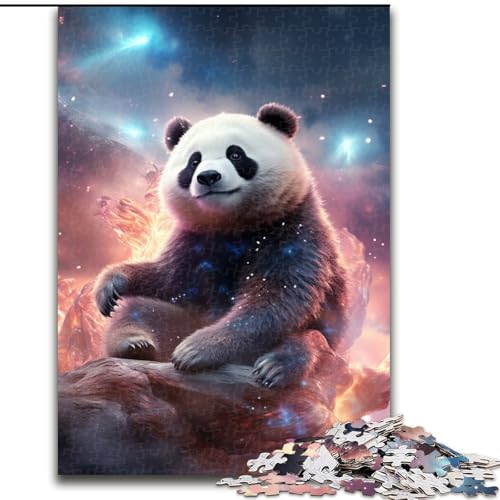Puzzle für Erwachsene, 1000 Galaxy Panda-Puzzles, aus Pappe, geeignet für Geburtstage, Halloween, Thanksgiving, Ostern, 1000 Teile(26x38cm) von LiJianXXE