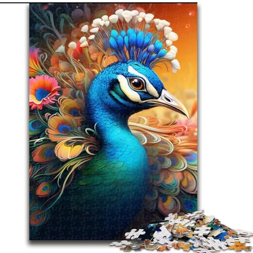 Puzzle für Erwachsene, 1000 Pfauen aus Holz, Eltern, Partner, Freunde – ab 14 Jahren, 50x75cm, Geburtstagsparty für Männer und Frauen Puzzle für Erwachsene, 1000 Pfauen aus Holz, Eltern, Partner, Freunde – ab 14 Jahren, 50x75cm, Geburtstagsparty für Männer und Frauen von LiJianXXE
