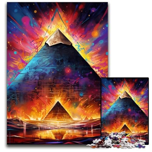 Puzzle für Erwachsene, 1000 Teile, Ägyptische Pyramiden, Puzzle für Erwachsene, anspruchsvolles Denkspiel für Teenager, Spaß für den Familienspieleabend, 26x38cm/10,23x14,96 Zoll Puzzle für Erwachsene, 1000 Teile, Ägyptische Pyramiden, Puzzle für Erwachsene, anspruchsvolles Denkspiel für Teenager, Spaß für den Familienspieleabend, 26x38cm/10,23x14,96 Zoll von LiJianXXE