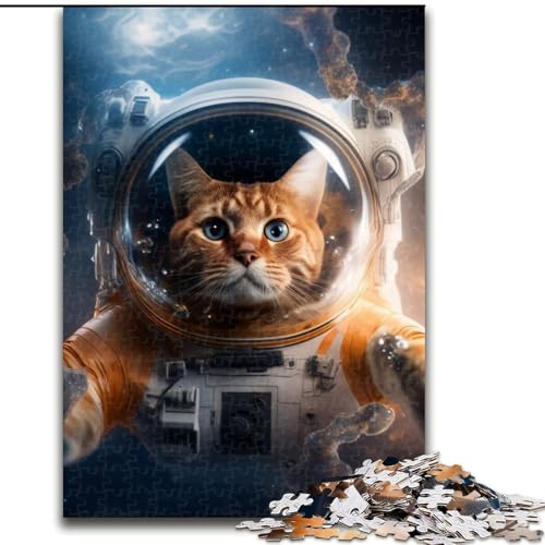 Puzzle für Erwachsene, 1000 Teile, Astronautenkatze, aus Holz, Eltern, Partner, Freunde – ab 14 Jahren, 50x75cm, Geburtstagsparty für Männer und Frauen Puzzle für Erwachsene, 1000 Teile, Astronautenkatze, aus Holz, Eltern, Partner, Freunde – ab 14 Jahren, 50x75cm, Geburtstagsparty für Männer und Frauen von LiJianXXE