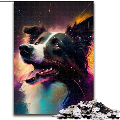 Puzzle für Erwachsene, 1000 Teile, Border Collie, aus Holz, geeignet für Geburtstage, Halloween, Thanksgiving, Ostern, 50x75cm, Geburtstagsfeier für Männer und Frauen Puzzle für Erwachsene, 1000 Teile, Border Collie, aus Holz, geeignet für Geburtstage, Halloween, Thanksgiving, Ostern, 50x75cm, Geburtstagsfeier für Männer und Frauen von LiJianXXE