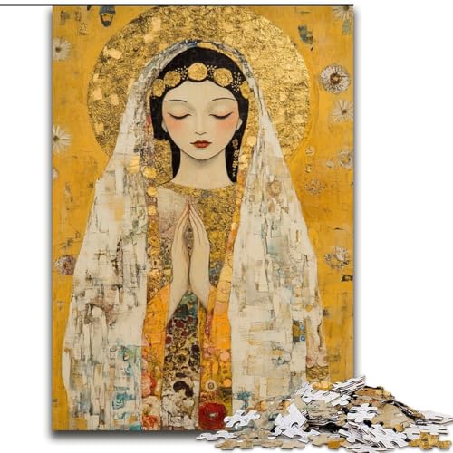 Puzzle für Erwachsene, 1000 Teile, Buddha-Kunst, Spiele, Spielzeug, Geschenk, einzigartige Geburtstags- und Geschenkideen für Kinder ab 14 Jahren (Größe 50x75cm) von LiJianXXE