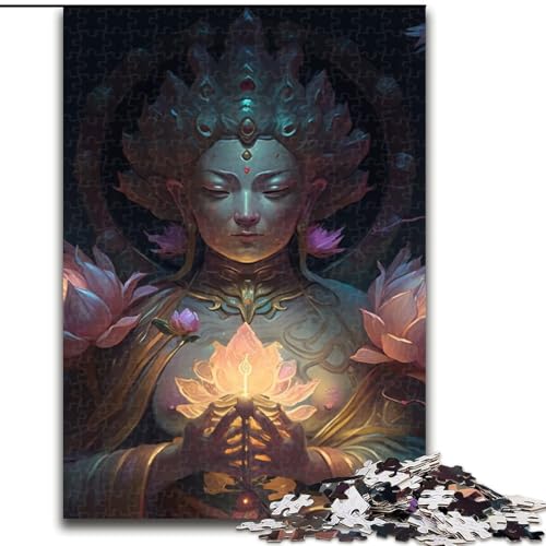 Puzzle für Erwachsene, 1000 Teile, Buddha aus Holz, geeignet für Geburtstage, Halloween, Thanksgiving, Ostern, 50x75cm, Geburtstagsfeier für Männer und Frauen Puzzle für Erwachsene, 1000 Teile, Buddha aus Holz, geeignet für Geburtstage, Halloween, Thanksgiving, Ostern, 50x75cm, Geburtstagsfeier für Männer und Frauen von LiJianXXE